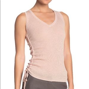 All Saints Cinched Drawstring Tank Top